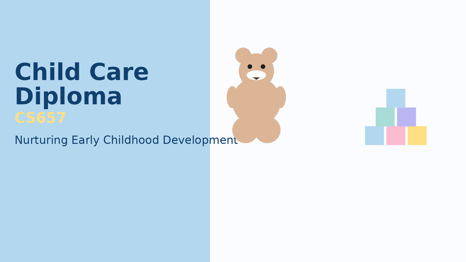 Child Care Diploma - CS657