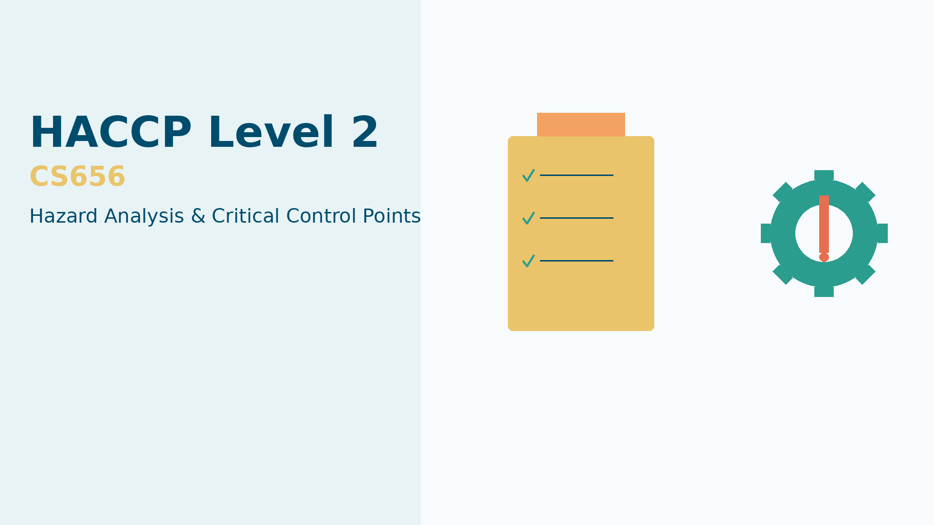 HACCP Level 2 - CS656